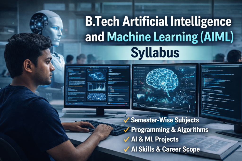 B.Tech Artificial Intelligence and Machine Learning (AIML) Syllabus
