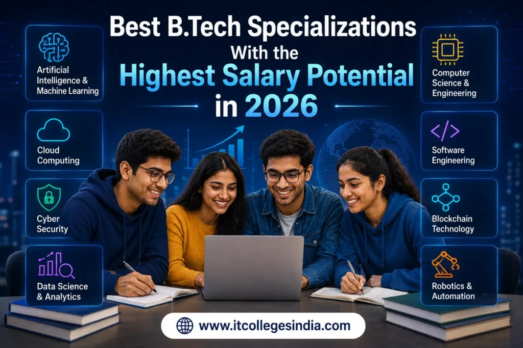 Best B.Tech Specializations With the Highest Salary Potential in 2026