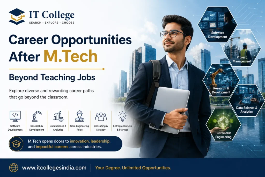 Career Opportunities After M.Tech Beyond Teaching Jobs